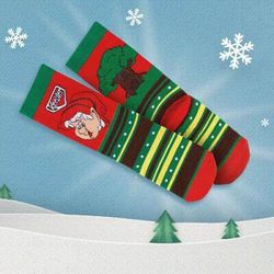 Rare Limited Edition Kellogg's Ernie Keebler Elf Adult Socks, Unisex, NEW

