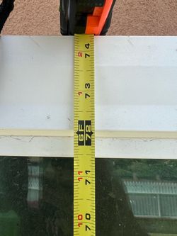 3 glass windows measured 74x 38 inch in perfect condition