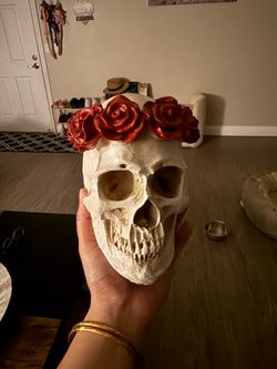 Skull Rose head
