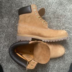 Tan Timbs (with timb tag)