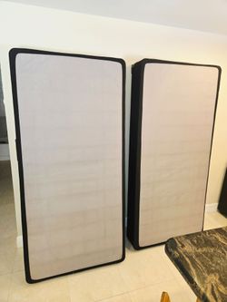 2 Sealy Twin Box Springs (Fits King Mattress) - $75