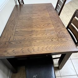 Wooden 4chair Dinning Table