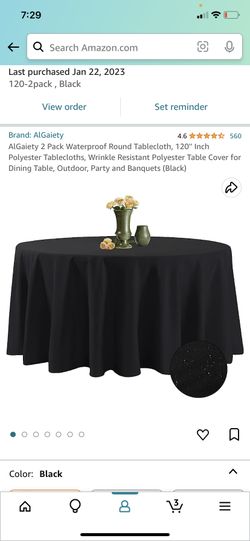 Event Table Cloths - Black
