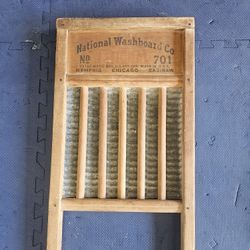 Washboard Co Zinc King Wooden