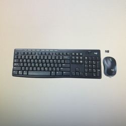 Logitech Wireless Keyboard & Mouse Combo Black 