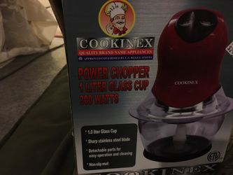 Power chopper comes with a box
