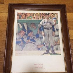 Norman Rockwell "Bottom of the Ninth" The Saturday Evening Poster