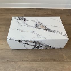 “Never Used “Faux Marble Coffee Table 