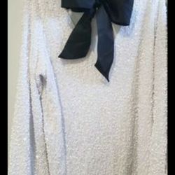 Women's Long Sleeve Tie Back Sequin Dress Size 2xl