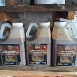 Semi Transparent Decoraive Concrete Stain 