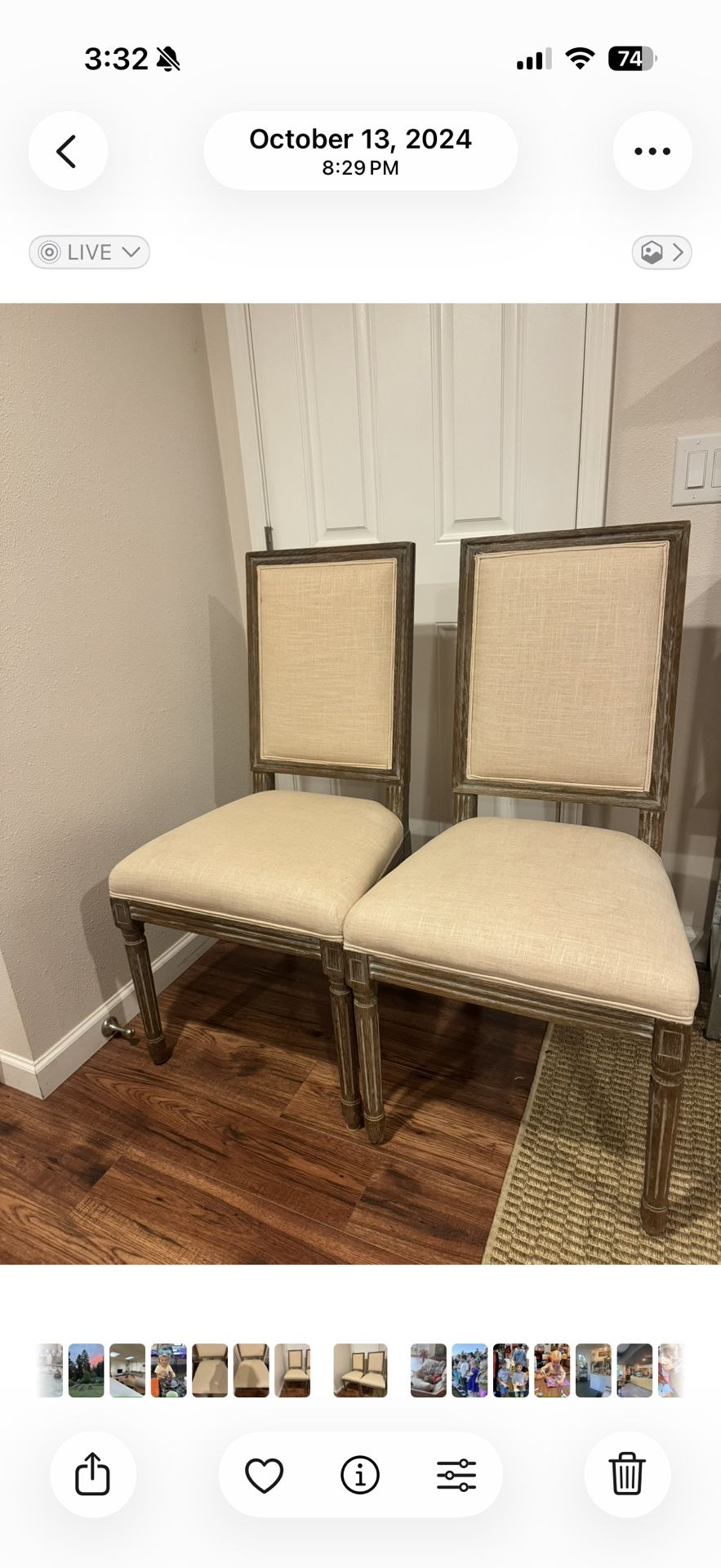 Two Dinning Chairs