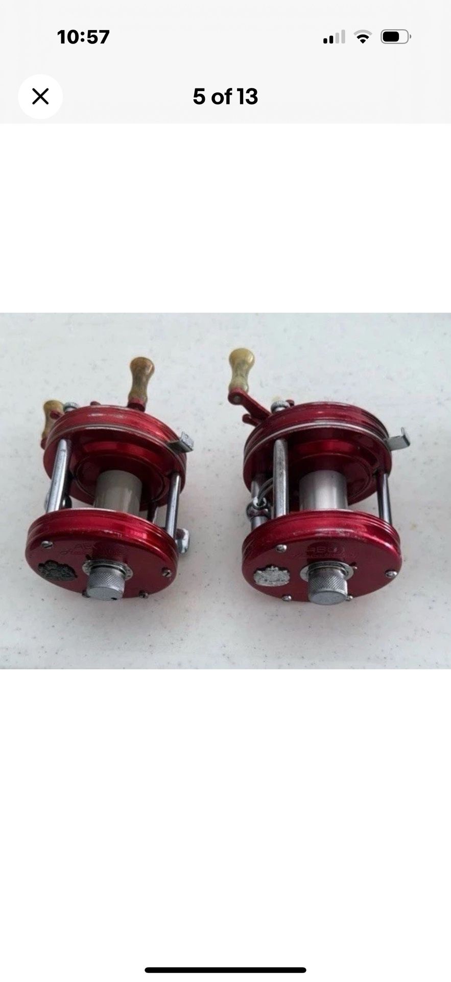 2 Four Screw Ambassadeur 5000’s With A 5500 Box