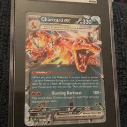 $35 2023 POKEMON OBSIDIAN FLAMES #125 CHARIZARD EX DOUBLE RARE