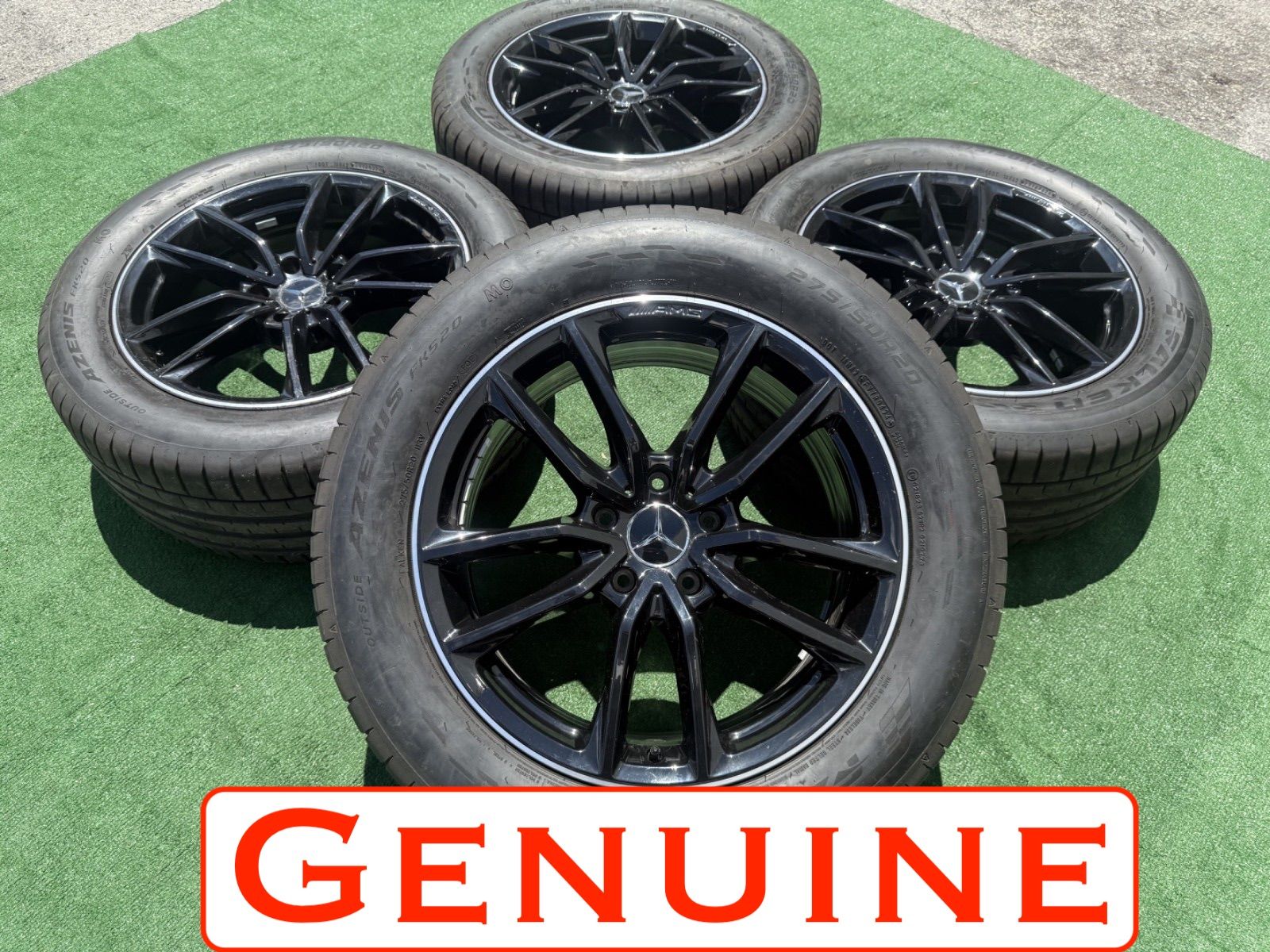 Mercedes G-Class 20” OEM Wheel & Tire Package – G580 G550 Night Edition Factory