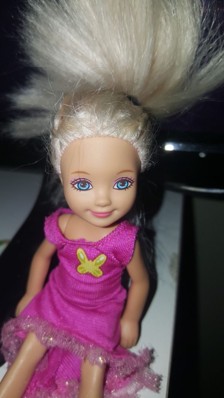 Chelsea dolls with out door play set