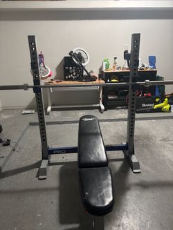 Fitness Gear Pro Weight Bench and Squat Rack