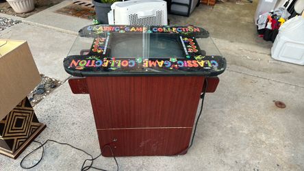 Classic Game Collection Cocktail Arcade Cabinet