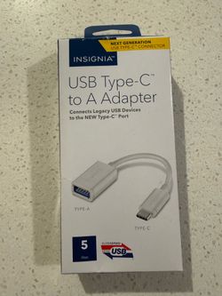 Insignia USB Type-C to A Adapter