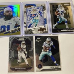 Ezekiel Elliott 5 Card Lot Dallas Cowboys Football