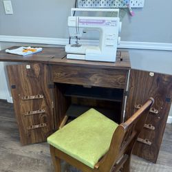 Sewing Machine Table/ Sears Mid century