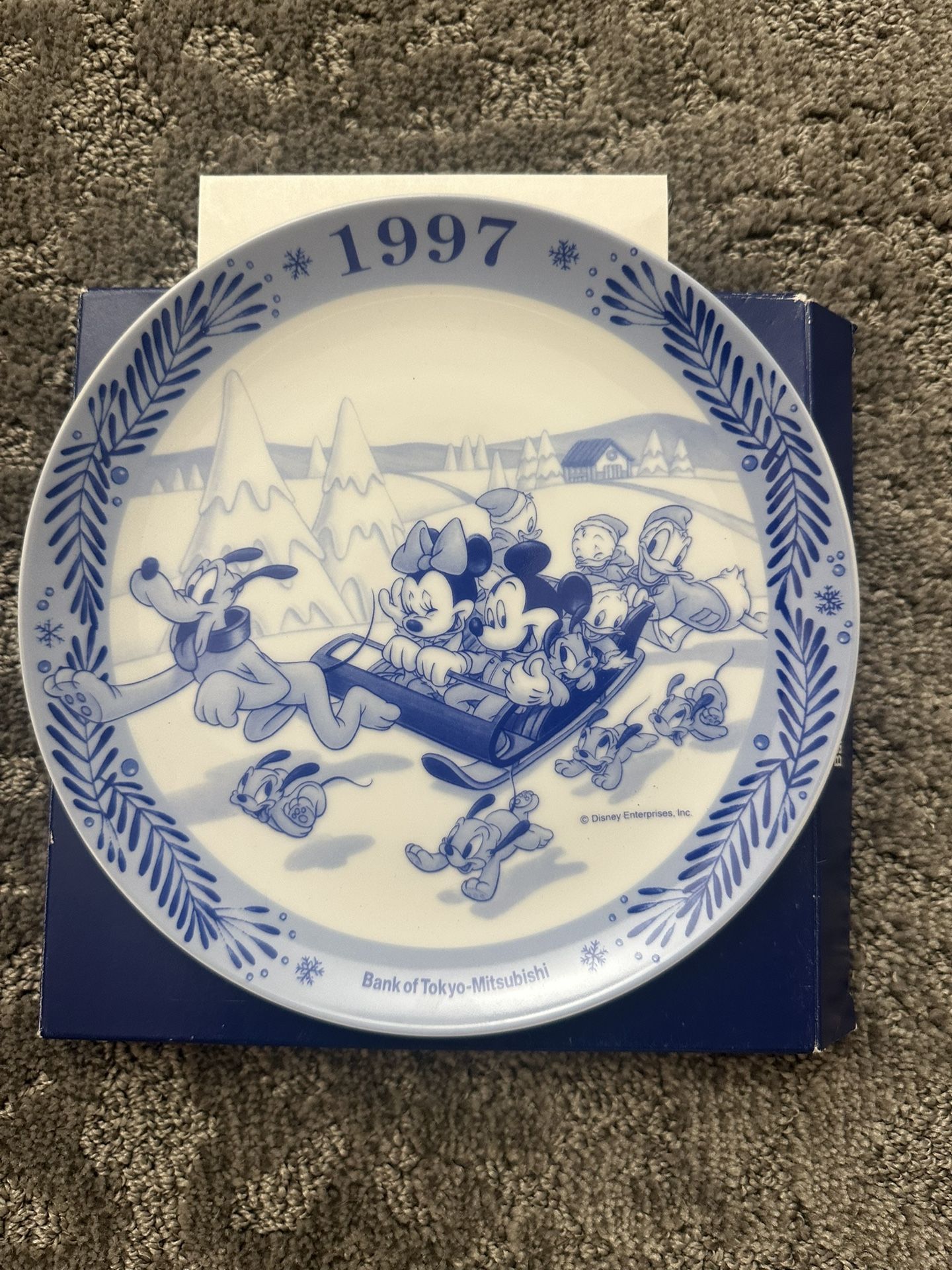 Commemorative Disney Plate 1997 