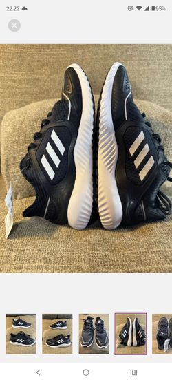 Adidas Running Sneakers Black and White