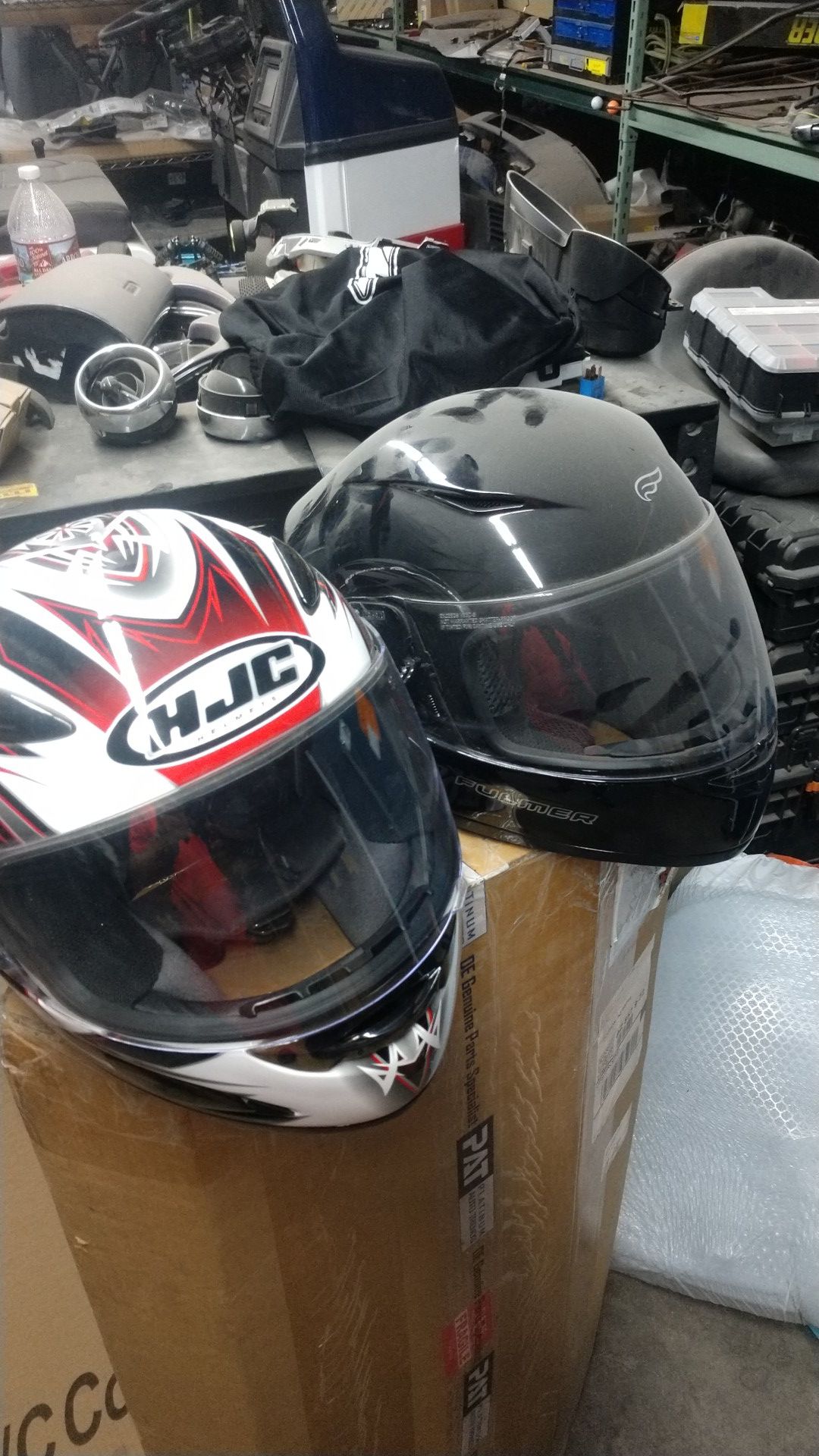 Motorcycle helmets...full face ..youth med