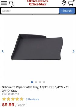 7 Piece Gray Desk Top Accessories