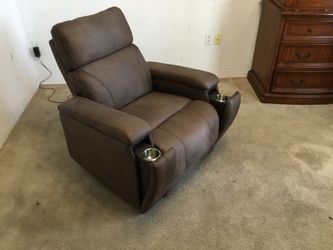 Brown Power Recliner