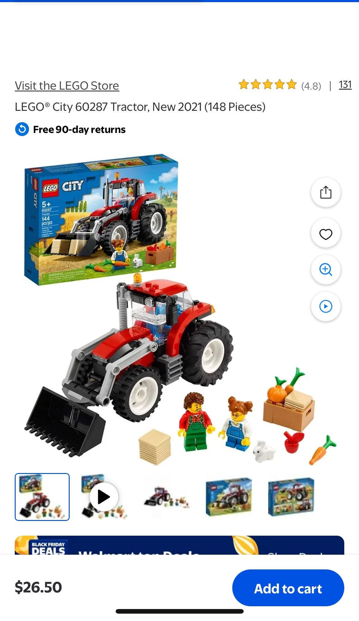 LEGO® City 60287 Tractor