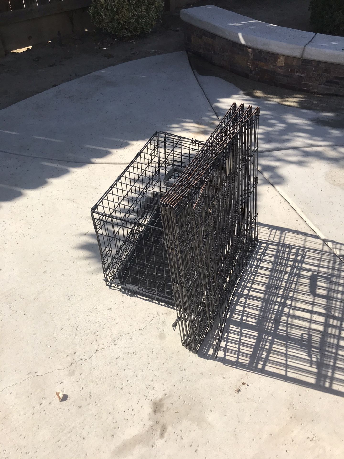 Large Doggie Playpen with Small Dog Cage