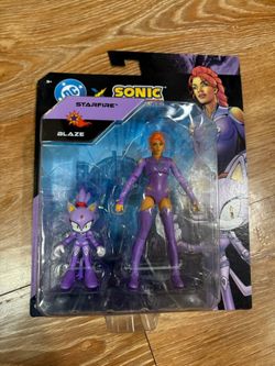 DC x Sonic the hedgehog Blaze and Starfire 2-pack