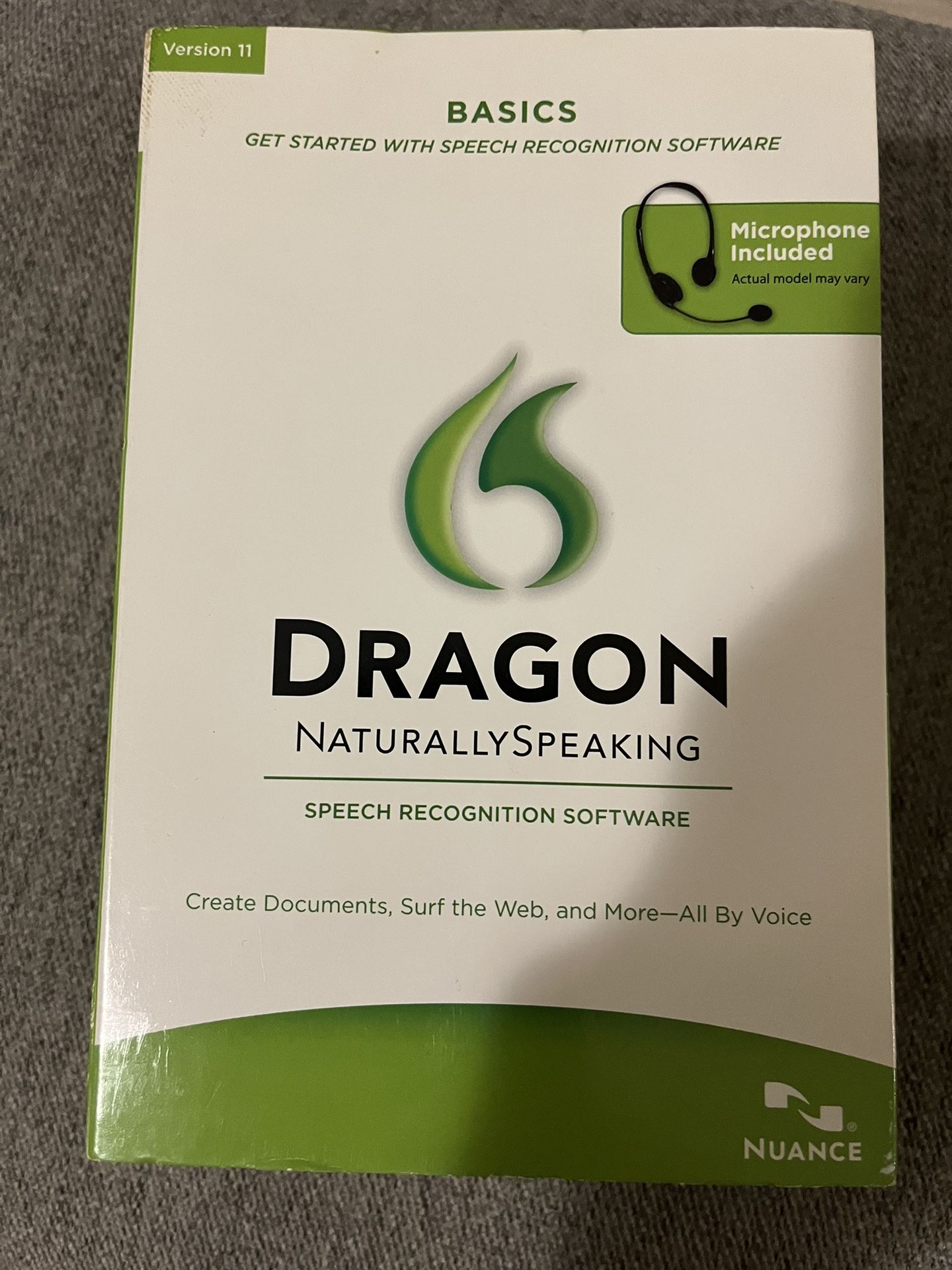 Dragon Naturally Speaking Software