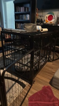 36 in heavy duty rolling kennel