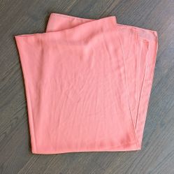 Chiffon Scarf / Stole / Hijab, Peach Coral