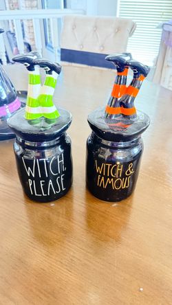 Rae Dunn Witch Canisters