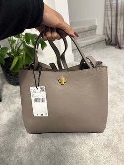 Designer CROSSBODY BAG WITH DOUBLE HANDLE-Light/Pastel Brown