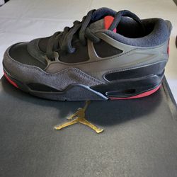 *NEW* Nike Air Jordan 4 RM GS Black Varsity Red Anthracite Sneaker Size 5Y w/Box