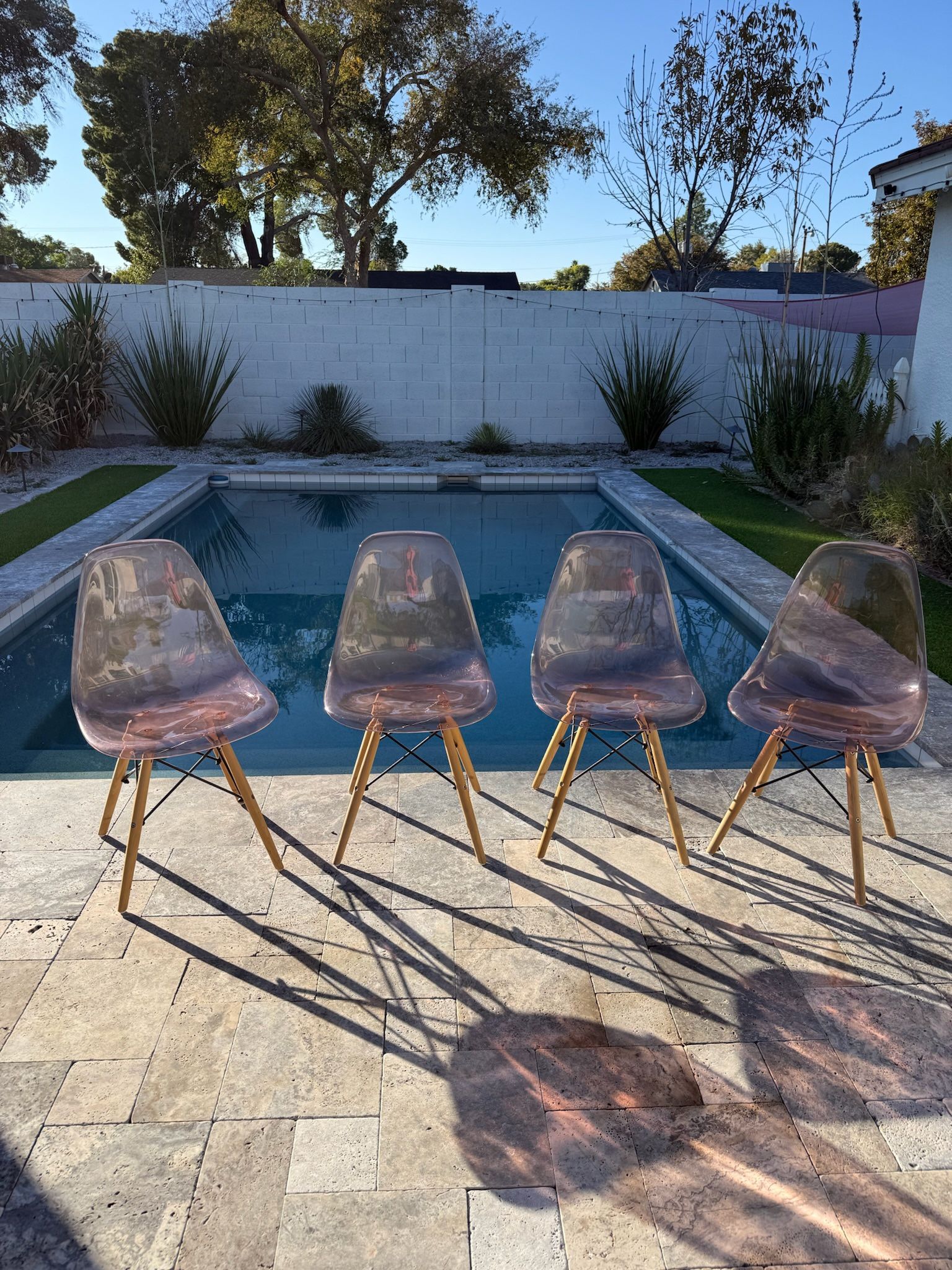 *PINK* MCM Dining Chairs Set of 4 $100