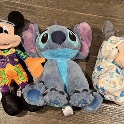 Disney plushies. $10 Each Or $25 For All. 