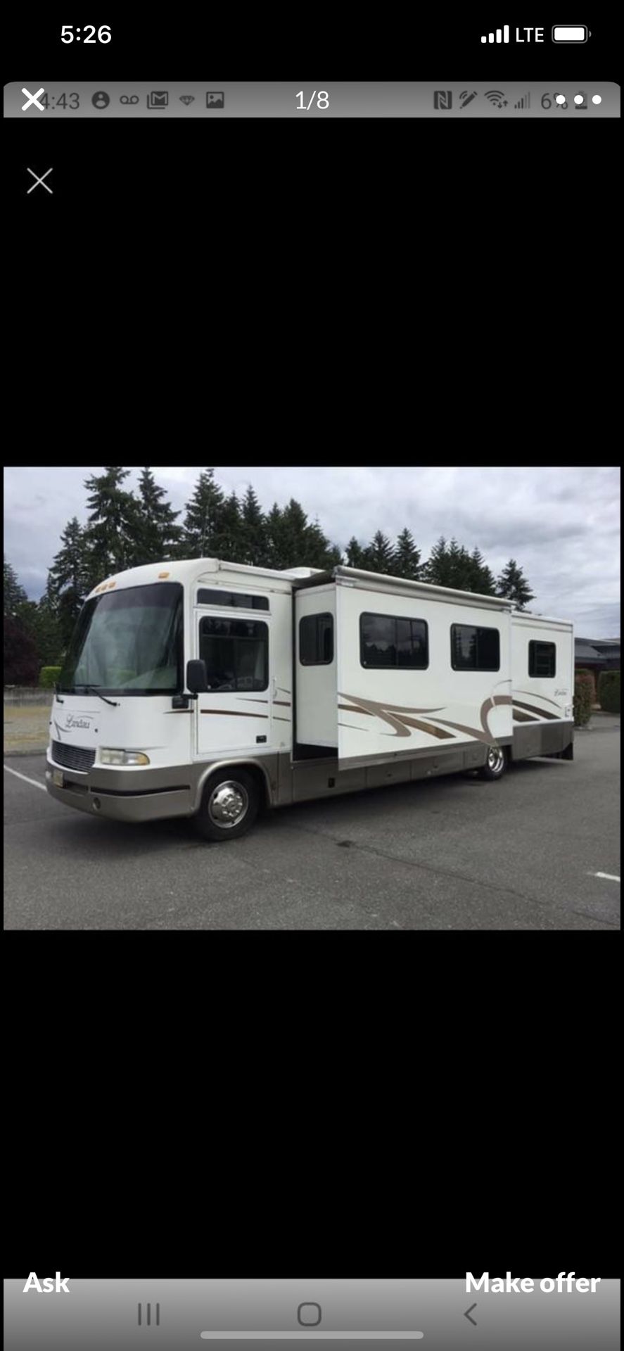 2001 landau by Georgie boy RV