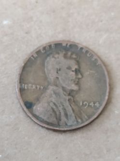  Tools .1944 Wheat Penny Error No Mint Mark ( L ) in Liberty Rim Error Cent Coin