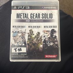 Metal Gear Solid HD Collection PS3