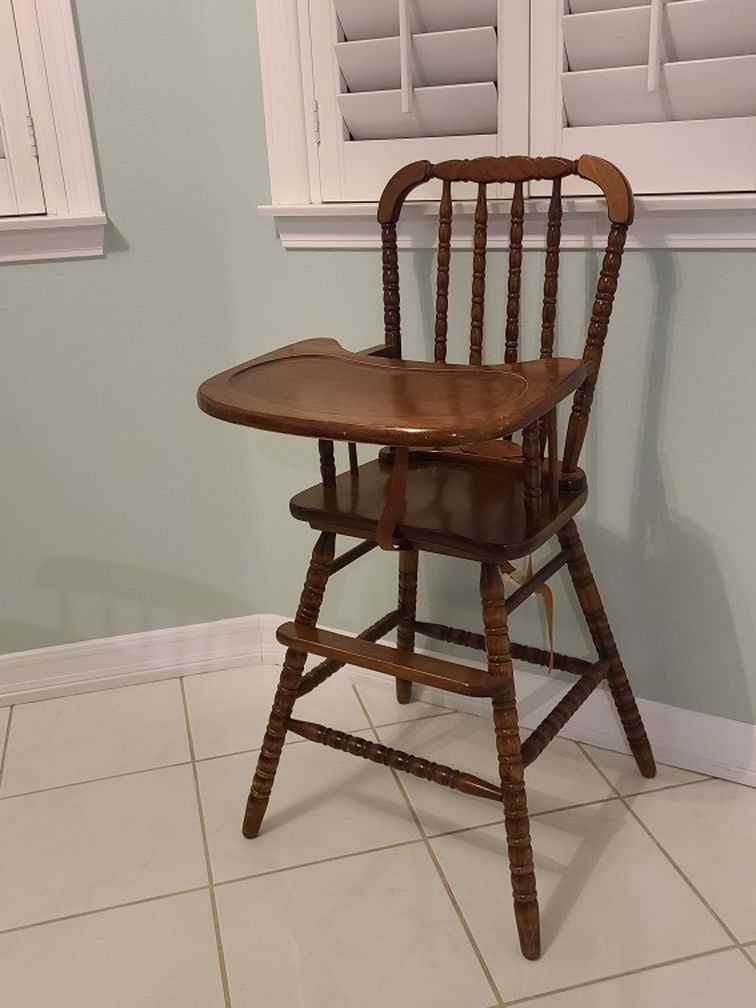High Chair Wooden