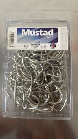 Mustad tuna circle hooks 15/0 39960 DT