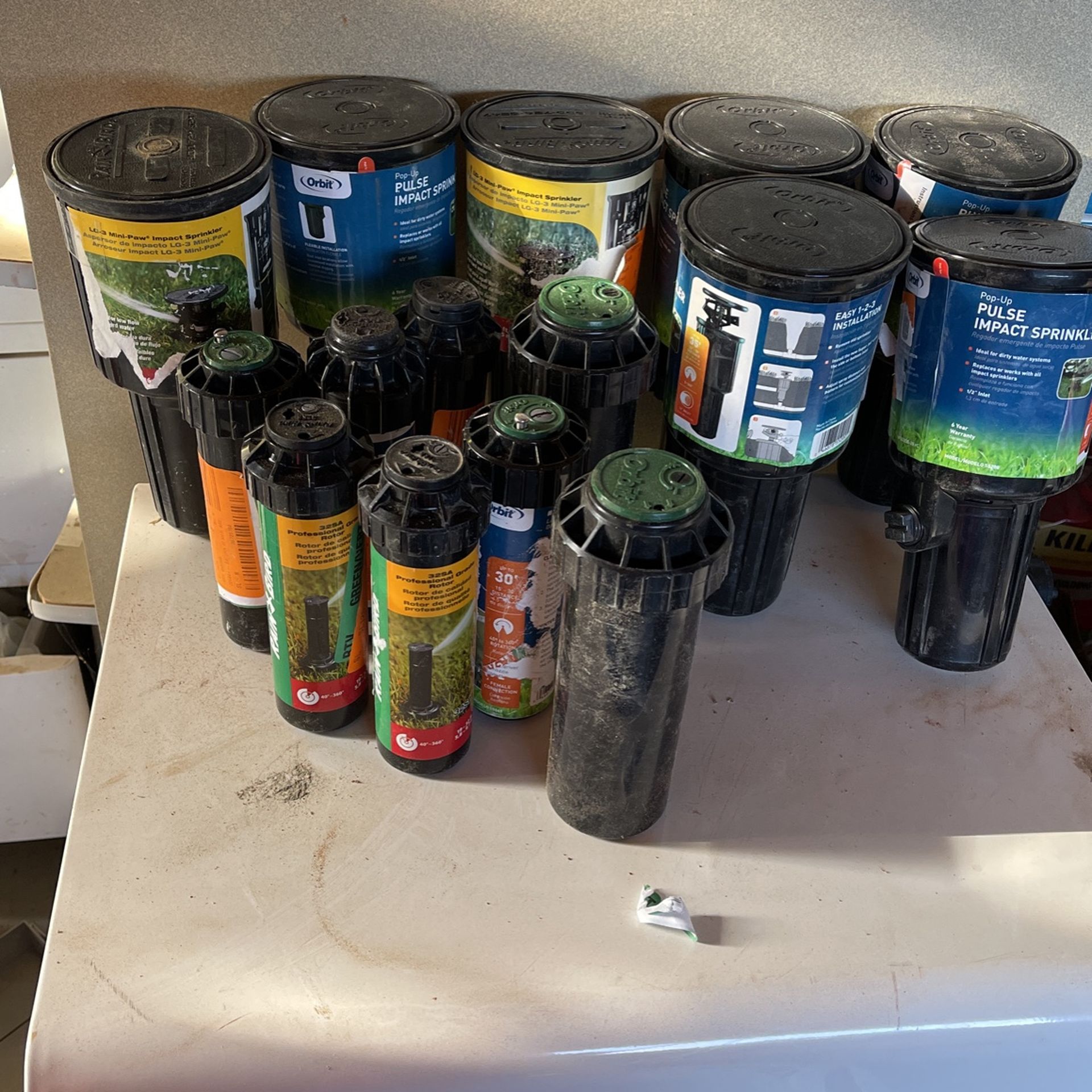 Rainbird Orbit And Hunter Sprinkler Lot