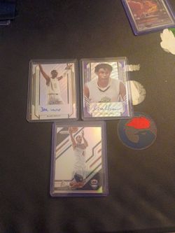 Autographs: Blake Wesley and Jabari Walker | Random Extras: USA Stephen Curry (ALL UNGRADED)