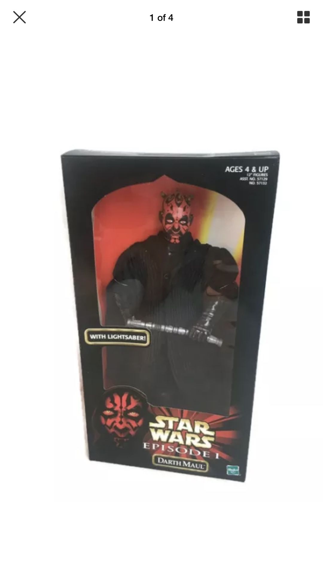 Star Wars EPISODE I COLLECTION: Darth Maul Authentically Styled Action Figure by Hasbro