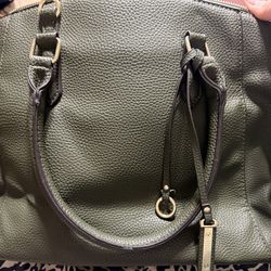 Dark green purse