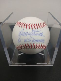 Dodgers- Reggie Smith autographed baseball